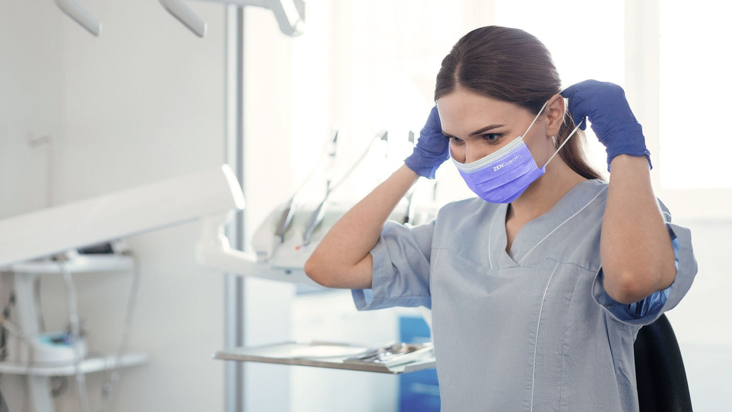 CAREGuard+™ with ZenGUARD™ Technology Medical Use Disposable 4ply Mask‐ Adult (2 boxes per order Min.)